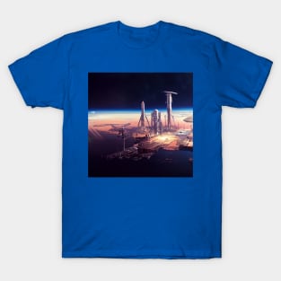 Interplanetary Spaceport T-Shirt